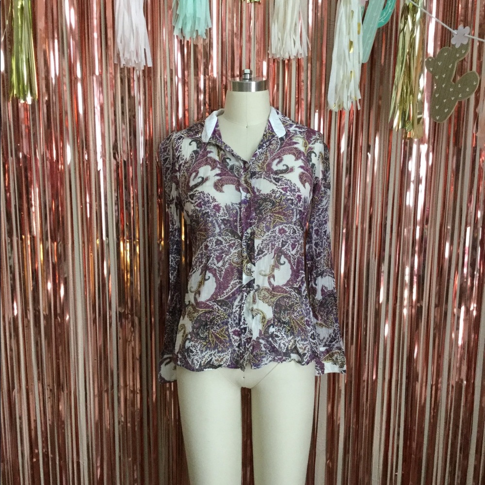 Massimo Dutti Floral Top